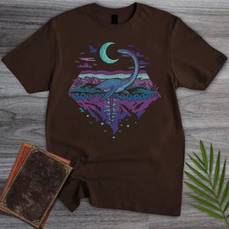 Plesiosaurus Moon Gazer T-Shirt