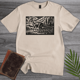 Parasaurolophus Forest Wanderer T Shirt Gift For Nature Lover
