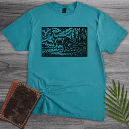 Parasaurolophus Forest Wanderer T Shirt Gift For Nature Lover