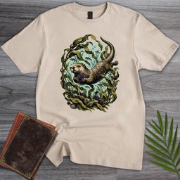 Playful Otter Kelp T Shirt Gift For Nature Lover