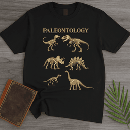 Paleontology Vintage Fossils T Shirt Gift For Dinosaur Lover