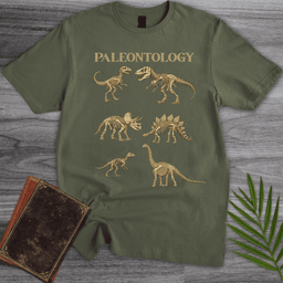 Paleontology Vintage Fossils T Shirt Gift For Dinosaur Lover