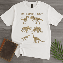 Paleontology Vintage Fossils T Shirt Gift For Dinosaur Lover
