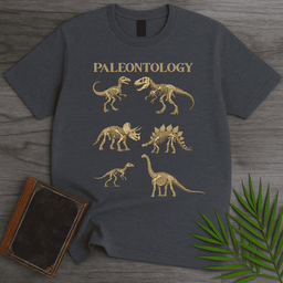 Paleontology Vintage Fossils T Shirt Gift For Dinosaur Lover