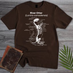 River Otter Anatomy T Shirt Gift For Nature Lover