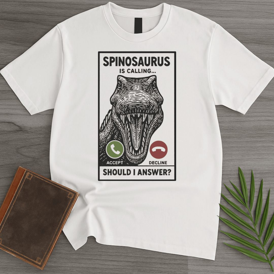 Spinosaurus Is Calling T Shirt Gift For Nature Lover