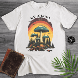 Mycology Blue Mushroom Forest T Shirt Gift For Nature Lover