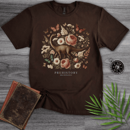 Prehistory Brachiosaurus Flower And Nature T Shirt Gift For Nature Lover