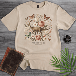 Prehistory Brachiosaurus Flower And Nature T Shirt Gift For Nature Lover