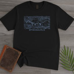 Night Sail Spinosaurus T Shirt Gift For Nature Lover