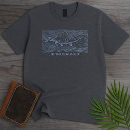 Night Sail Spinosaurus T Shirt Gift For Nature Lover