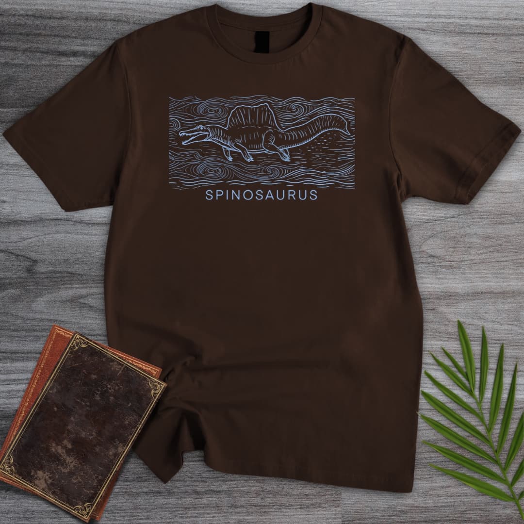 Night Sail Spinosaurus T Shirt Gift For Nature Lover