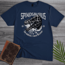 Metal Spinosaurus And Chains T Shirt Gift For Nature Lover