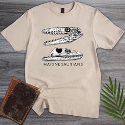 Skulls Of Marine Saurians T Shirt Gift For Nature Lover