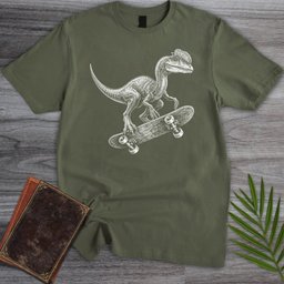 Skate King Dilophosaurus T-Shirt