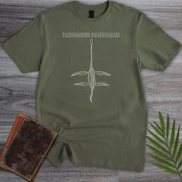 Plesiosaurus Grandipinnis Line Art T-Shirt