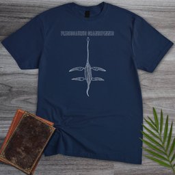 Plesiosaurus Grandipinnis Line Art T-Shirt