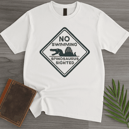 Spinosaurus Swimming Danger T-Shirt