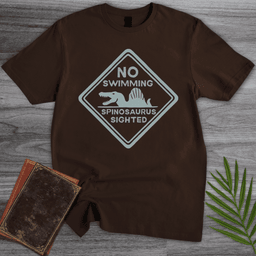 Spinosaurus Swimming Danger T-Shirt