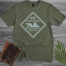 Spinosaurus Swimming Danger T-Shirt