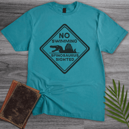 Spinosaurus Swimming Danger T-Shirt