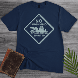 Spinosaurus Swimming Danger T-Shirt