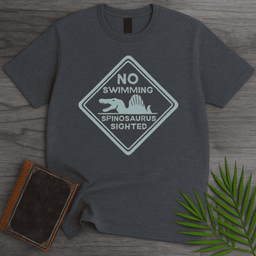 Spinosaurus Swimming Danger T-Shirt
