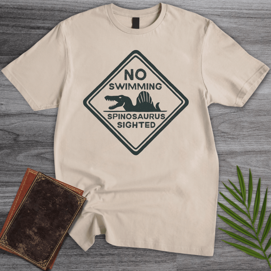 Spinosaurus Swimming Danger T-Shirt