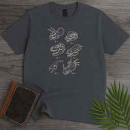 Paleontological Skull Figures T-Shirt