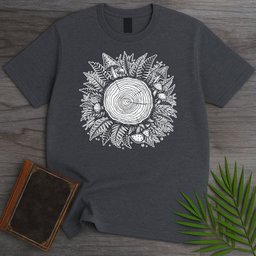 Simple Dendrochronology T Shirt Gift For Nature Lover