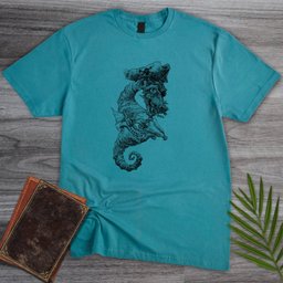 Pirate Seahorse T Shirt Gift For Nature Lover
