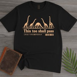 Sauropods This Too Shall Pass T Shirt Gift For Nature Lover