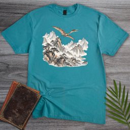Prehistoric Japanese Mountains T-Shirt