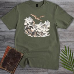Prehistoric Japanese Mountains T-Shirt