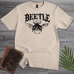 Metal Open Winged Beetle T Shirt Gift For Nature Lover