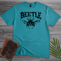 Metal Open Winged Beetle T Shirt Gift For Nature Lover