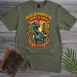 No Escape Just Cake T Rex T Shirt Gift For Dinosaur Lover