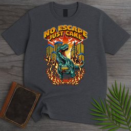 No Escape Just Cake T Rex T Shirt Gift For Dinosaur Lover