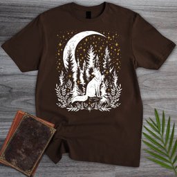 Moon Fox Spirit T Shirt Gift For Nature Lover