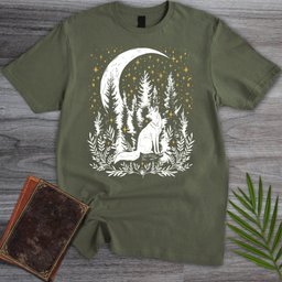 Moon Fox Spirit T Shirt Gift For Nature Lover