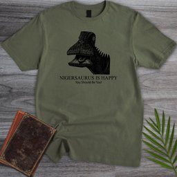 Nigersaurus Is Happy T Shirt Gift For Nature Lover