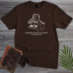 Nigersaurus Is Happy T Shirt Gift For Nature Lover