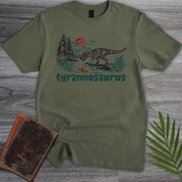 Pacific Northwest Tyrannosaurus T Shirt Gift For Nature Lover