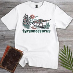 Pacific Northwest Tyrannosaurus T Shirt Gift For Nature Lover
