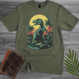 Retro Mesozoic Rex T Shirt Gift For Nature Lover