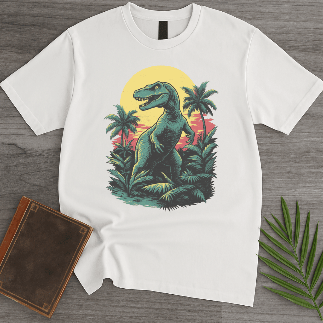 Retro Mesozoic Rex T Shirt Gift For Nature Lover