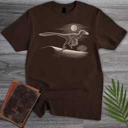 Moonlit Velociraptor T-Shirt