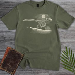 Moonlit Velociraptor T-Shirt