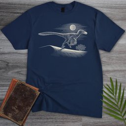 Moonlit Velociraptor T-Shirt