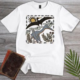 Riverbank Quetzalcoatlus T Shirt Gift For Nature Lover